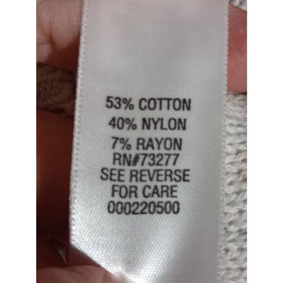 Croft‎ and Barrow Sweater Ladies XXL Cream Speckled Crew Neck - Picture 6 of 7